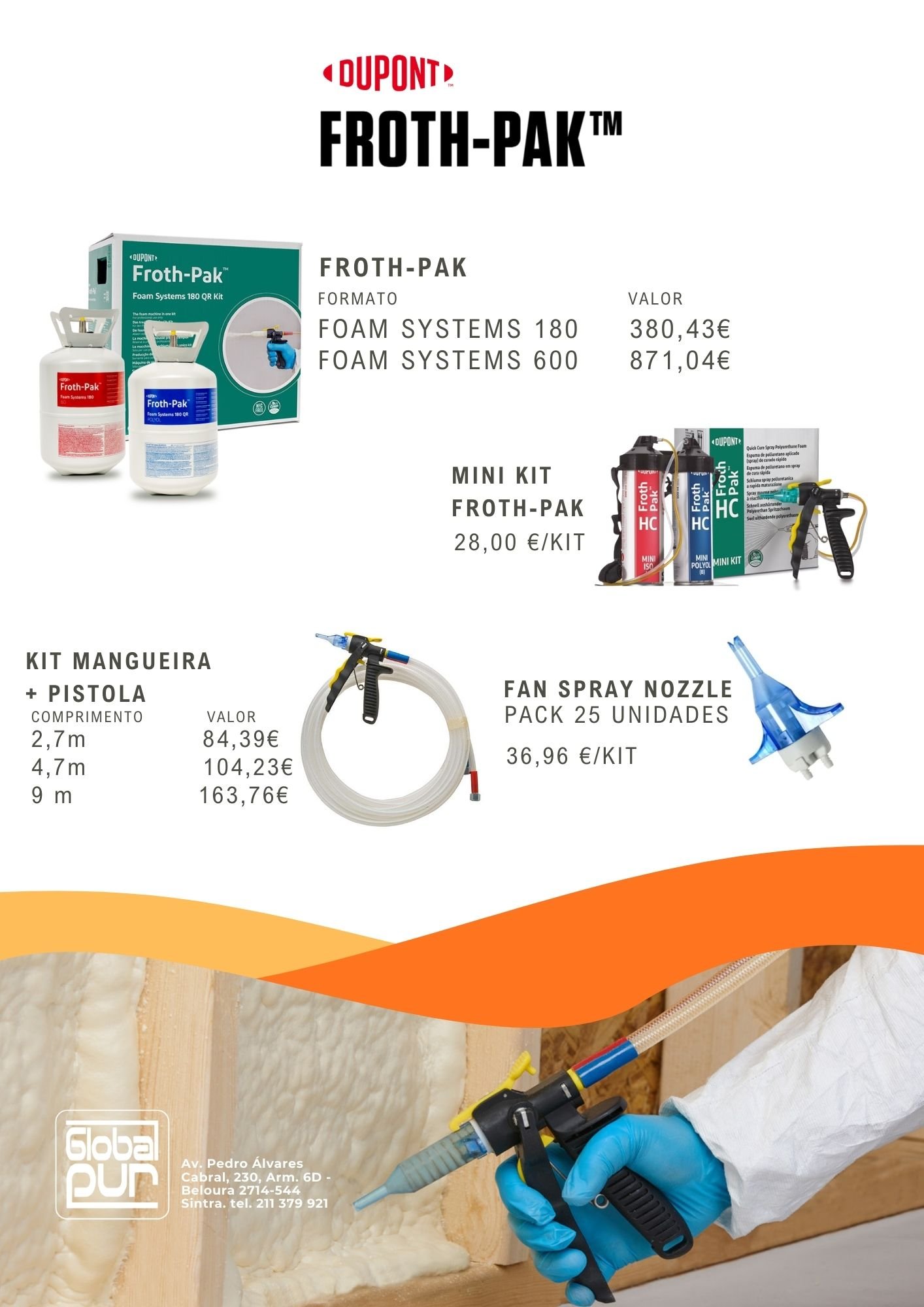 Tabela Froth Pak